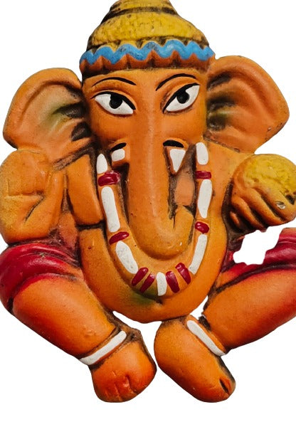 Ganesha Wooden Wall Hanging with Key Holder for Home Office Wall Decor Showpiece