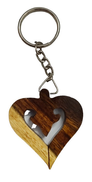 Key Chains Set of 3( Wood )