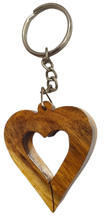 Key Chains Set of 3( Wood ).