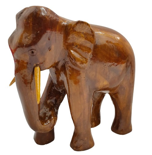 Wooden Elephant Showpiece for Home Decoration Showpiece