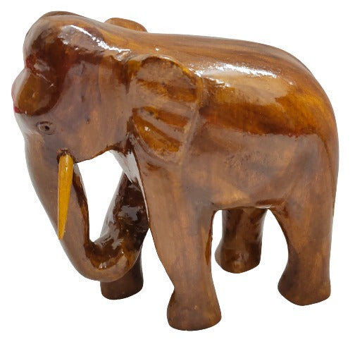 Wooden Elephant Showpiece for Home Decoration Showpiece