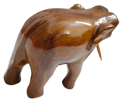 Wooden Elephant Showpiece for Home Decoration Showpiece