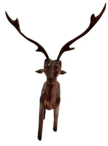 Wooden Deer Showpiece for Home Decoration Showpiece.