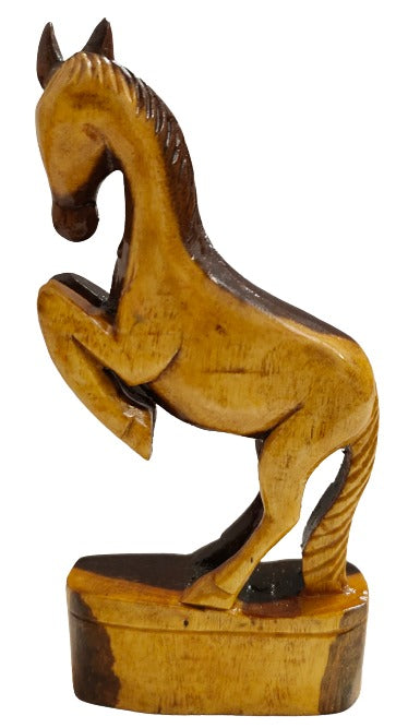 Handmade Table Top Wooden Horse.