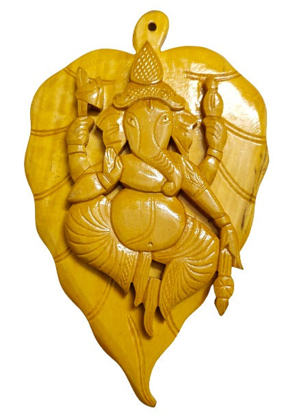 Handmade Wooden Ganesha Wall Hanging