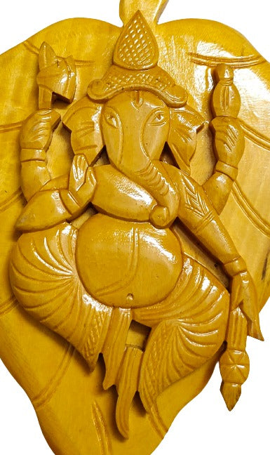 Handmade Wooden Ganesha Wall Hanging