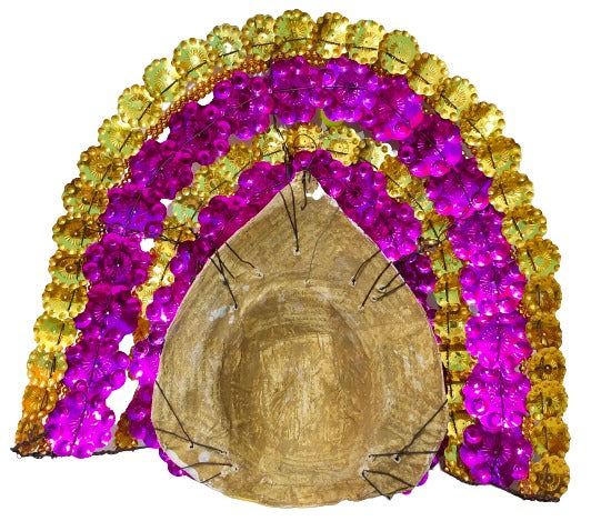 Mukherjee Handicrafts| Devi Durga Chhau Mask – Design | Handmade Durga Ma..| Decorative Showpiece & Wall Hanging, Large