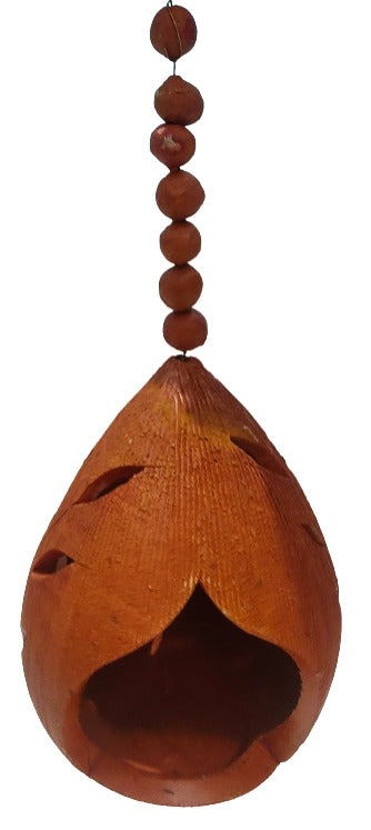 Living Room Decorative Terracotta Hanging Candle Holder.