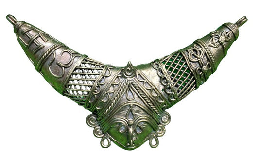 Dokra Dhokra Ethnic Collection of Brass Dokra Pendant Jewellery,,.