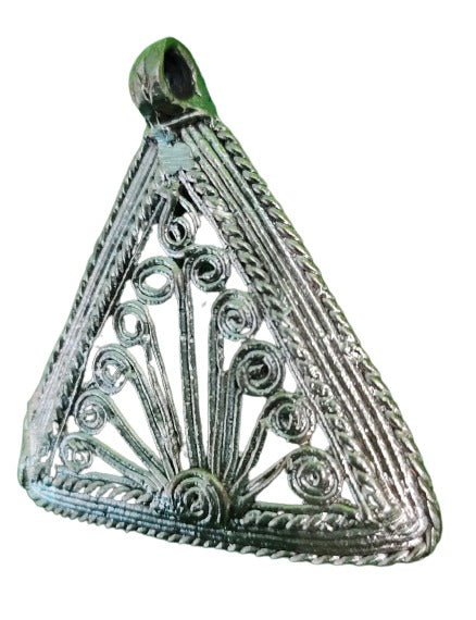 Dokra Dhokra Ethnic Collection of Brass Dokra Pendant Jewellery,,.