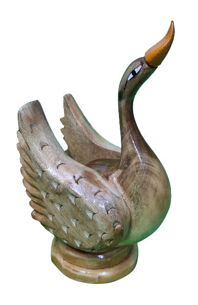 Wooden Bird Wooden Decorative Duck Showpiece Home Decor