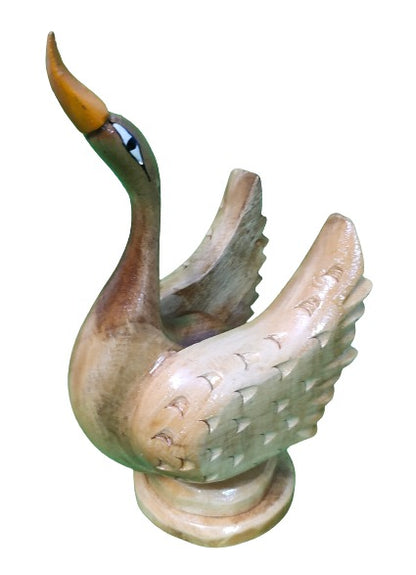 Wooden Bird Wooden Decorative Duck Showpiece Home Decor