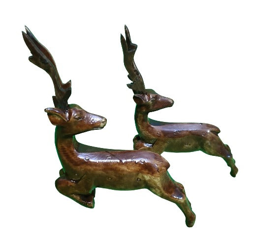 Wooden Deer Showpiece for Home Decoration Showpiece...