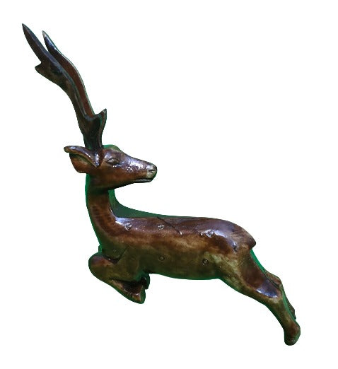 Wooden Deer Showpiece for Home Decoration Showpiece...