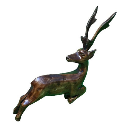 Wooden Deer Showpiece for Home Decoration Showpiece...