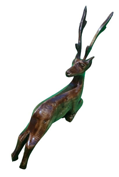 Wooden Deer Showpiece for Home Decoration Showpiece...