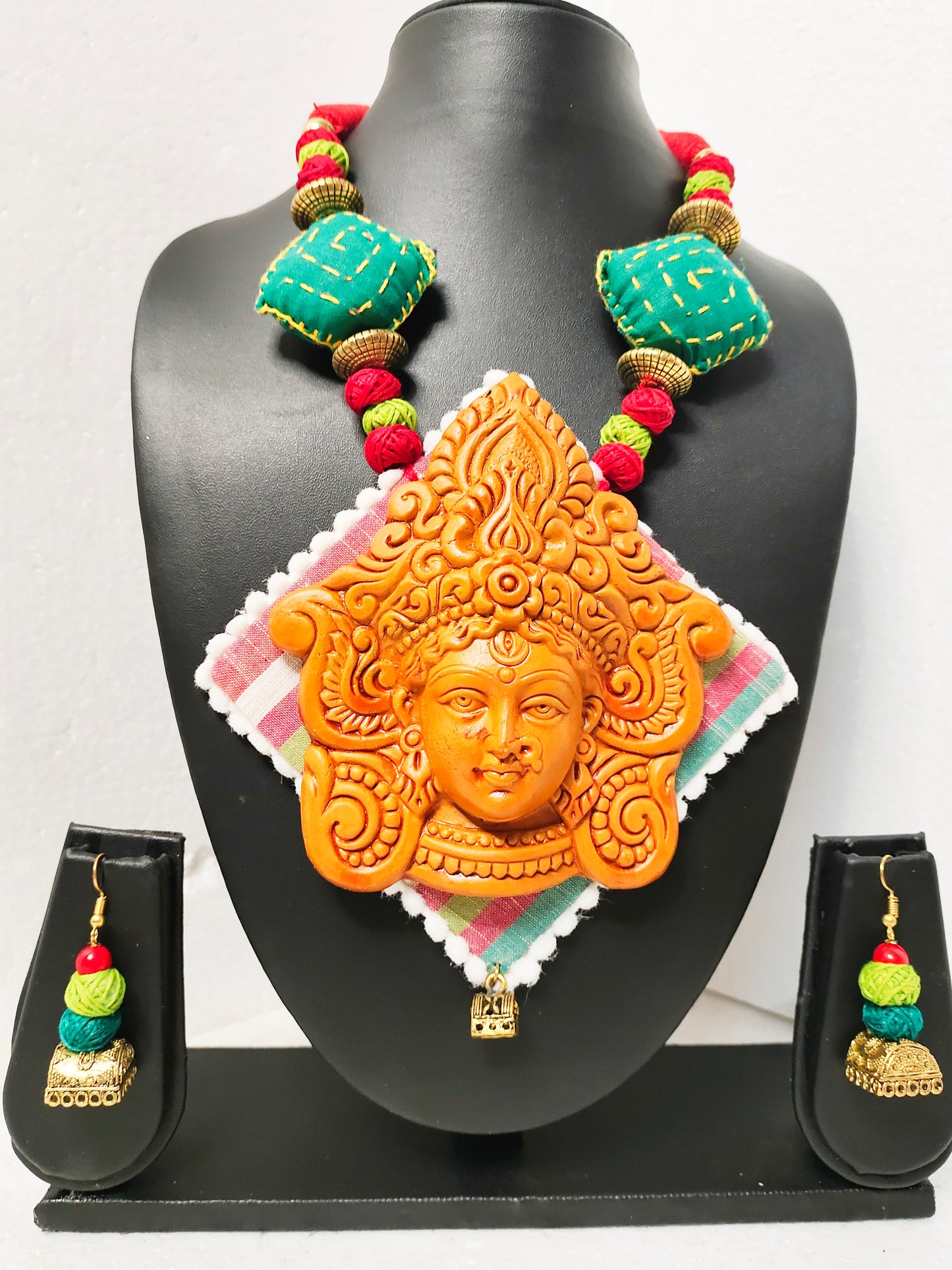 Handcrafted Terracotta Jewellery Set | Unique Indian Ethnic Designs | Eco-Friendly Accessories