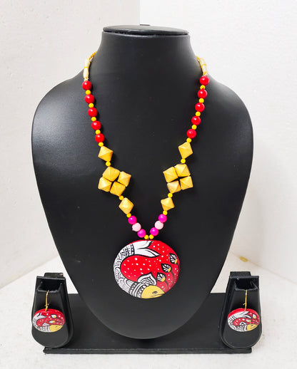 Handcrafted Terracotta Jewellery Set | Unique Indian Ethnic Designs | Eco-Friendly Accessories