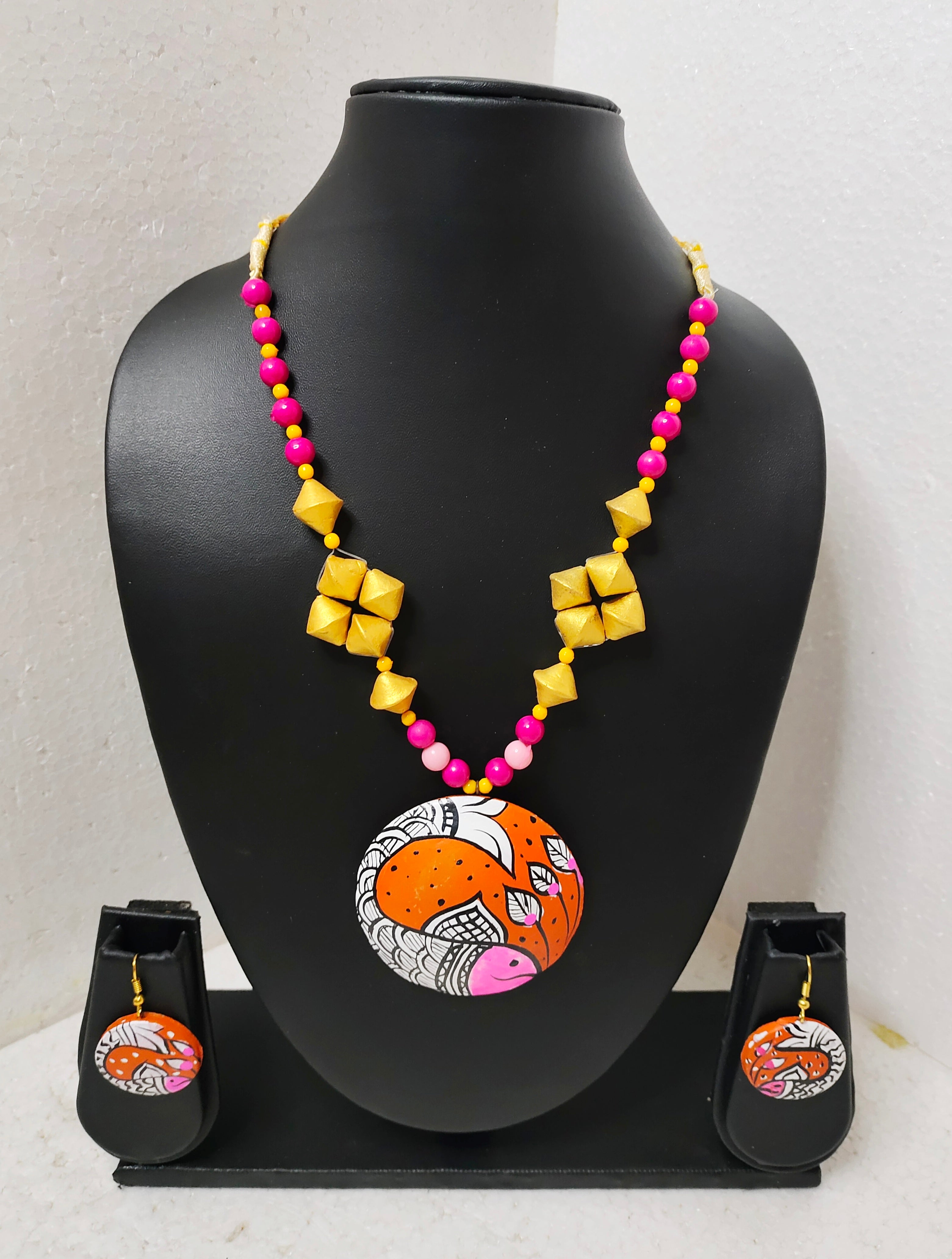 Terracotta hot sale jewellery set