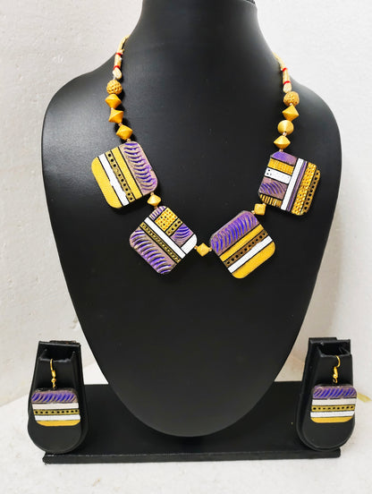 Handcrafted Terracotta Jewellery Set | Unique Indian Ethnic Designs | Eco-Friendly Accessories