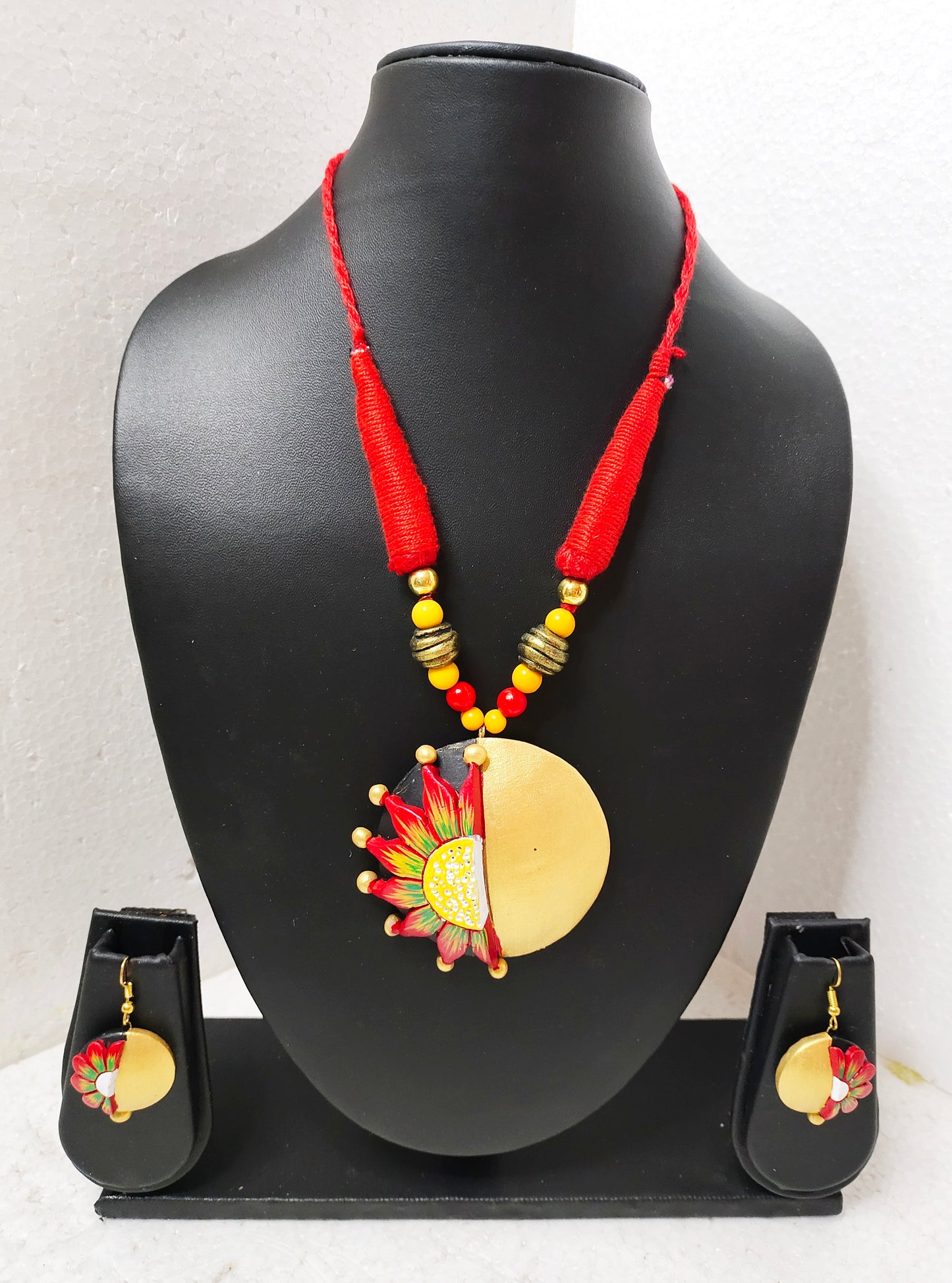 Handcrafted Terracotta Jewellery Set | Unique Indian Ethnic Designs | Eco-Friendly Accessories