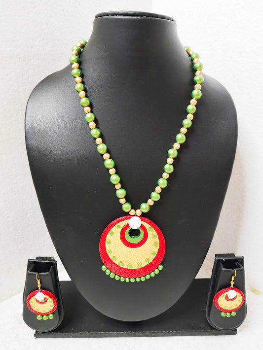 Handcrafted Terracotta Jewellery Set | Unique Indian Ethnic Designs | Eco-Friendly Accessories