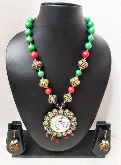 Handcrafted Terracotta Jewellery Set | Unique Indian Ethnic Designs | Eco-Friendly Accessories