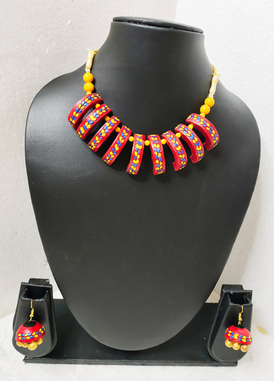 Handcrafted Terracotta Jewellery Set | Unique Indian Ethnic Designs | Eco-Friendly Accessories