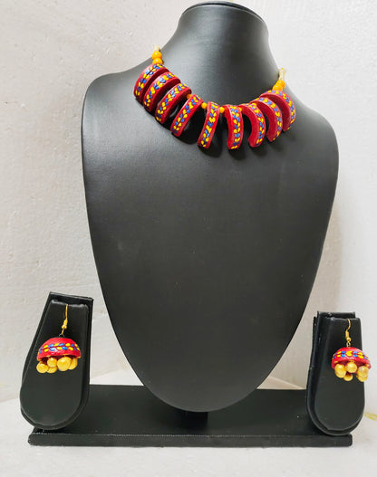 Handcrafted Terracotta Jewellery Set | Unique Indian Ethnic Designs | Eco-Friendly Accessories