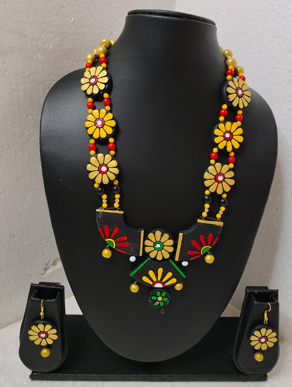 Handcrafted Terracotta Jewellery Set | Unique Indian Ethnic Designs | Eco-Friendly Accessories