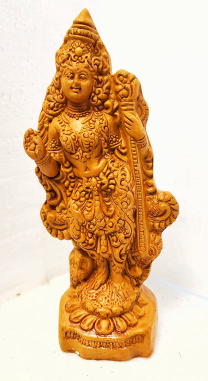 Terracotta Medium Ma Saraswati I Home Decor I Interior I Handcrafted I Handmade I Artwork.