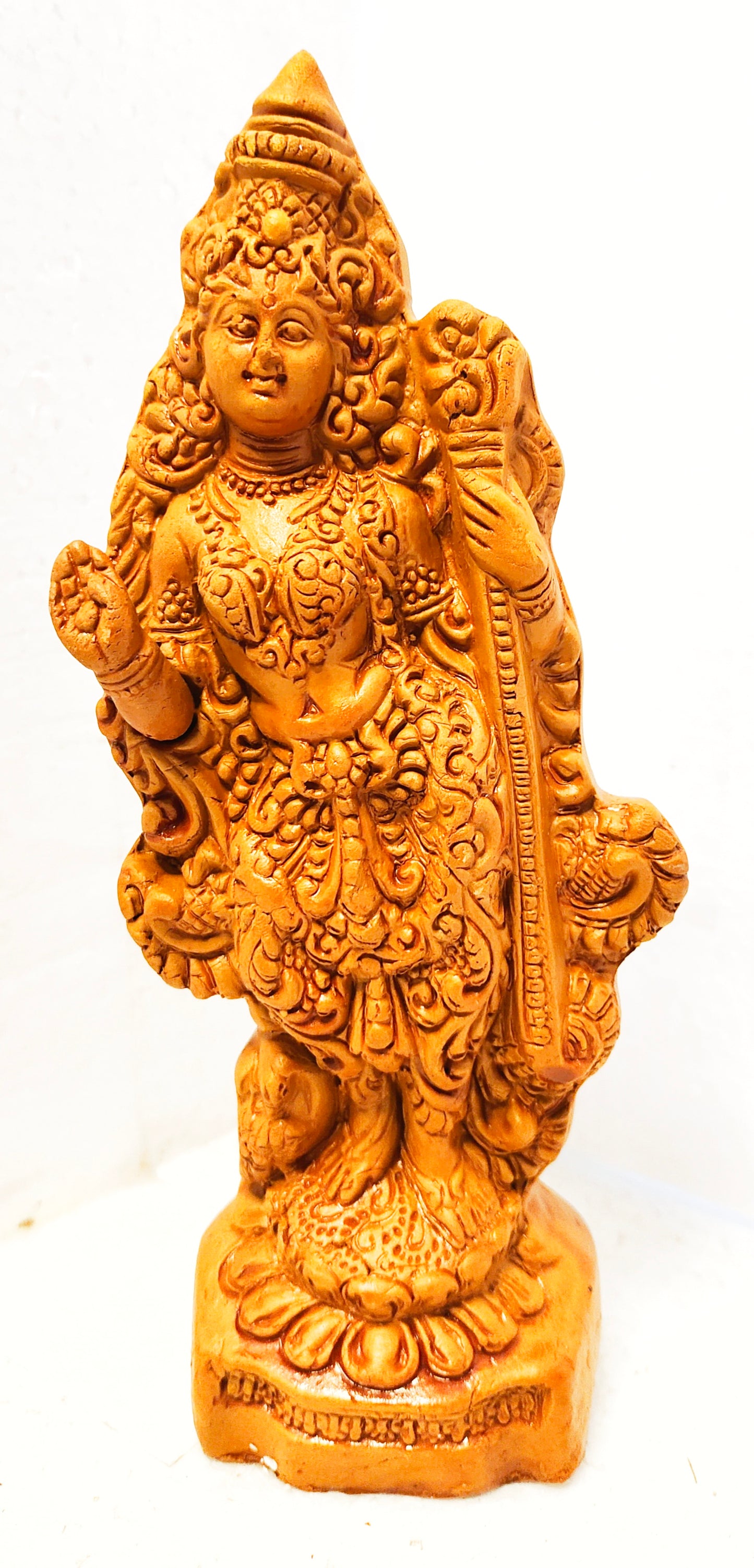 Terracotta Medium Ma Saraswati I Home Decor I Interior I Handcrafted I Handmade I Artwork.