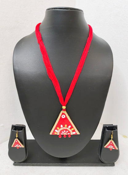 Handcrafted Terracotta Jewellery Set | Unique Indian Ethnic Designs | Eco-Friendly Accessories