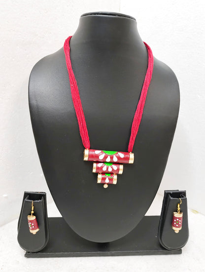 Handcrafted Terracotta Jewellery Set | Unique Indian Ethnic Designs | Eco-Friendly Accessories