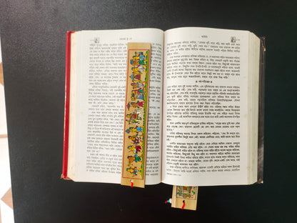 Patachitra Bookmark - Unique and Colorful Way to Keep Your Place in a Book