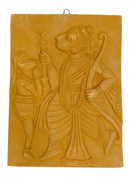 Exquisite Dash Avtar Wall Hanging: Handcrafted Terracotta Elegance (Size - 6 inch / 8 Inch)