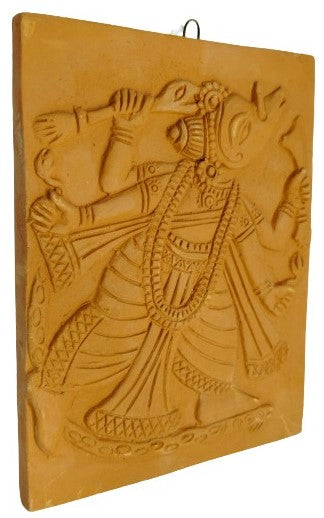 Divinely Inspired: Terracotta Wall Art Depicting Lord Vishnu's Dash Avtar