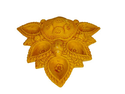 Handcrafted Terracotta Diya for Festive Decor - Radiant Indian Home Decor with Traditional Artistry