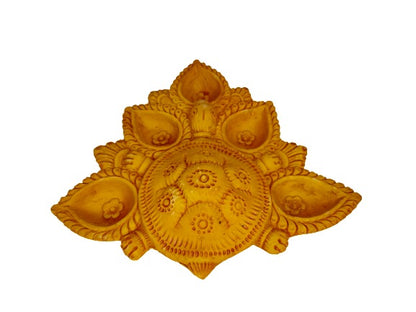 Handcrafted Terracotta Diya for Festive Decor - Radiant Indian Home Decor with Traditional Artistry