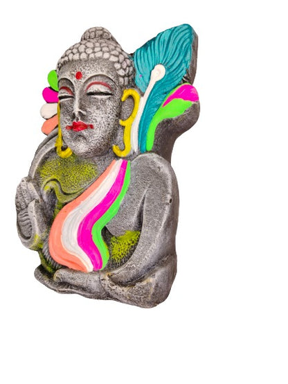 Sacred Terracotta Pen Stand: Elevate Your Workspace with Hindu Deity-Inspired Elegance and Organizational Charm