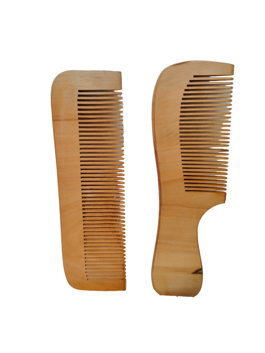 Wooden Comb for Hair Styling Wood Comb for Girls and Boys Pack of 2