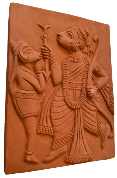 Exquisite Dash Avtar Wall Hanging: Handcrafted Terracotta Elegance (Size - 6 inch / 8 Inch)