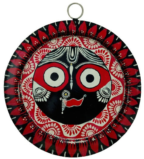 Authentic Patachitra Craft Wall Decor on Aluminium Plate