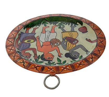 Unique Patachitra Craft Wall Decor on Aluminium Plate