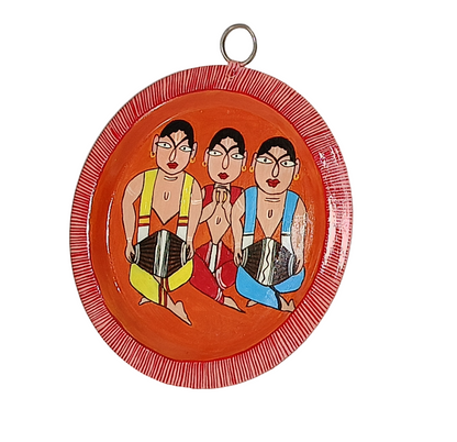 Unique Patachitra Craft Wall Decor on Aluminium Plate