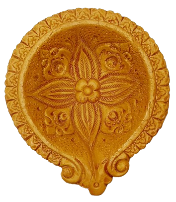 TerracottaDiya Earthen Clay Decorative Diwali Diya