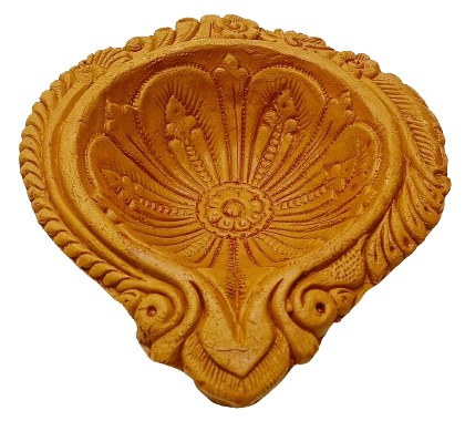 TerracottaDiya Earthen Clay Decorative Diwali Diya