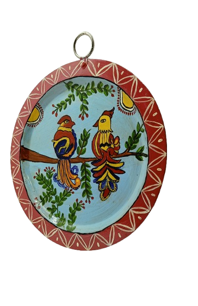 Authentic Pattachitra Craft Wall Decor on Aluminium Plate - Mukherjee Handicrafts