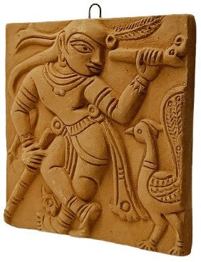 Crafted by Hand, Adored by All: Terracotta Wall Décor - 6x6 Inches of Artistry for Your Home