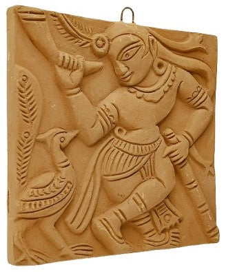 Crafted by Hand, Adored by All: Terracotta Wall Décor - 6x6 Inches of Artistry for Your Home